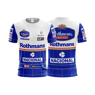 Camiseta Ayrton Senna - Formula 1 - Williams 1993 - Dry Fit Sport