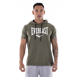 Camiseta Everlast MCMX - Mescla Cinza com Logo em Relevo