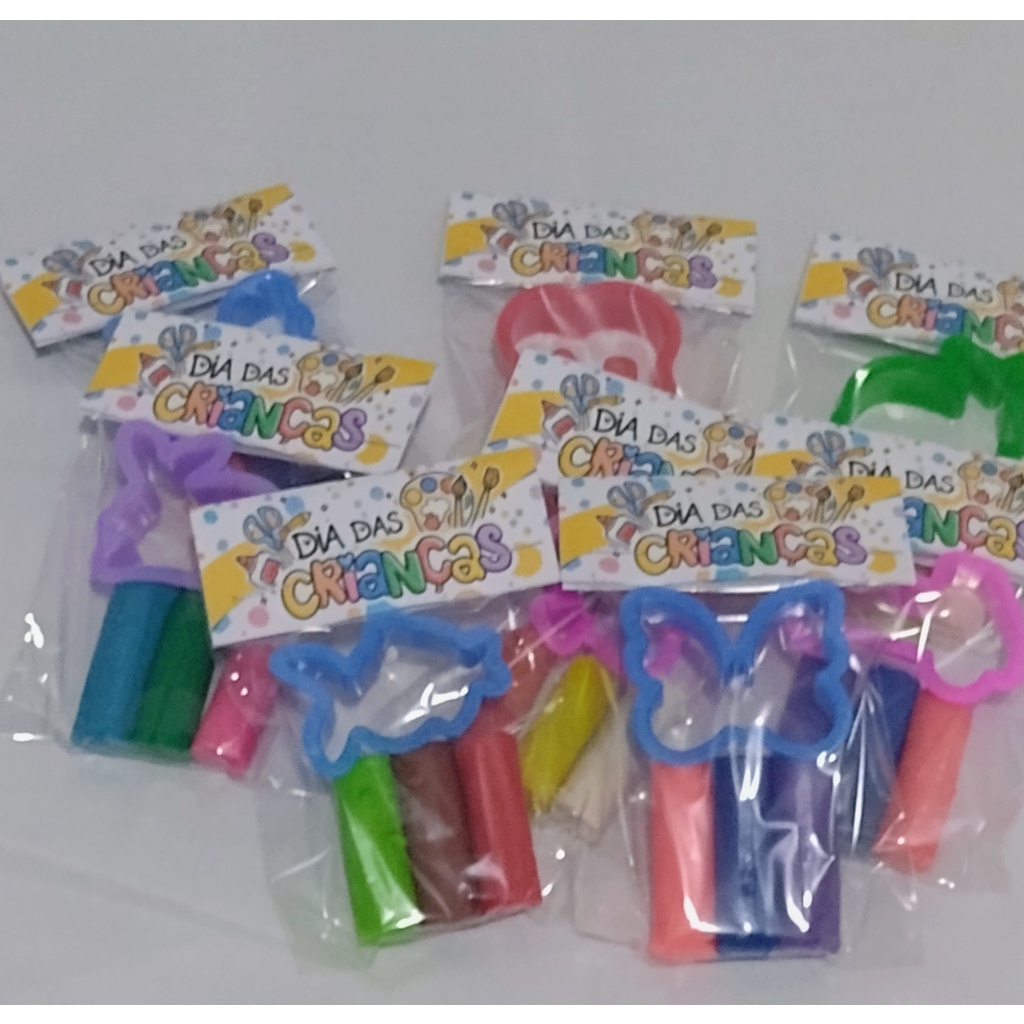 20 Lembrancinha Massinha Dia Das Crianças - Promoção