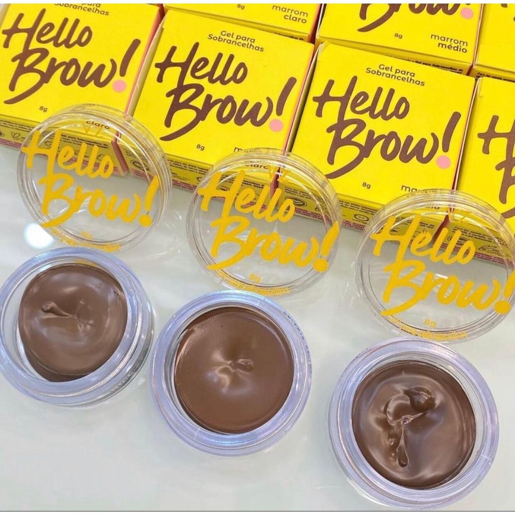 Gel para Sobrancelha Hello Brow 8g - Vizzela | Shopee Brasil