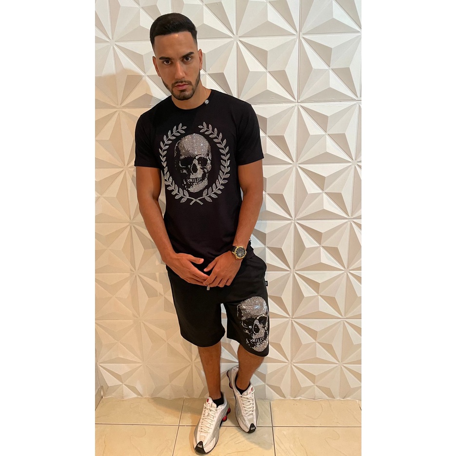 Conjunto - Kit Philipp plein - IMPORTADAS CAVEIRA ARCO | Shopee Brasil