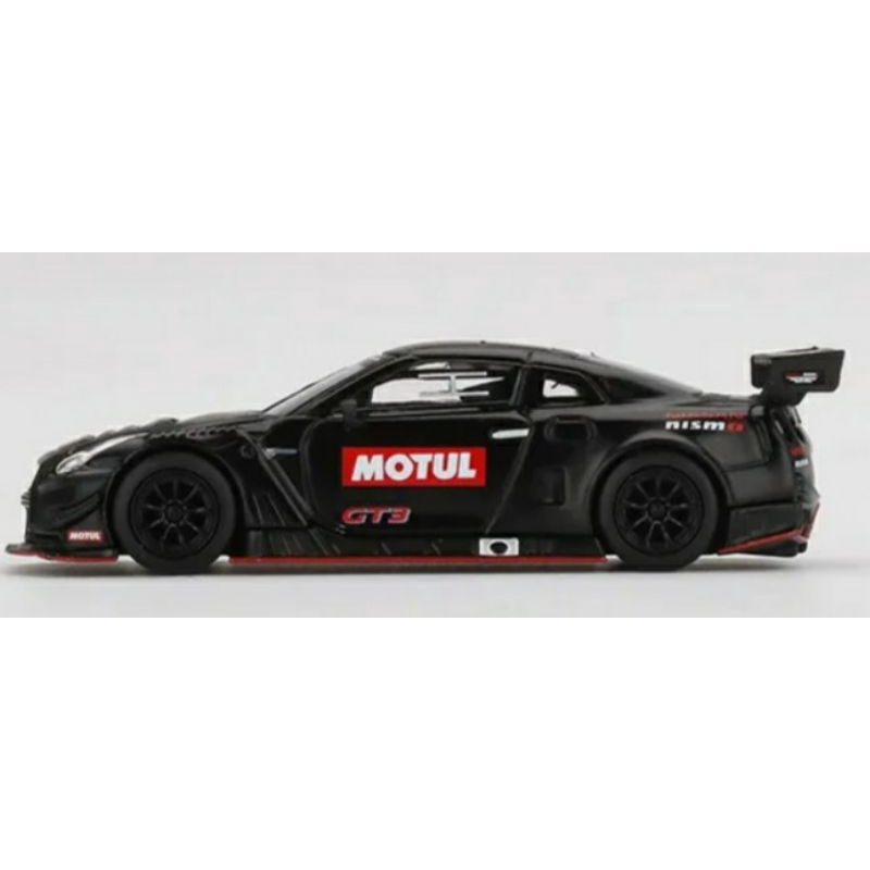 Mini GT Nissan Skyline GT-R Nismo GT3 2018 Test Car (Black) Motul