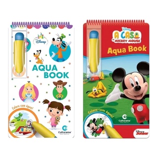 Kit Com 2 Livros Aquabook Disney Baby E Mickey Mouse Disney