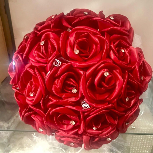 Buque Vermelho De Noiva Para Casamento