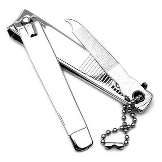 CORTADOR DE UNHA GRANDE com lixa Aço inox manicure pedicure Low price
