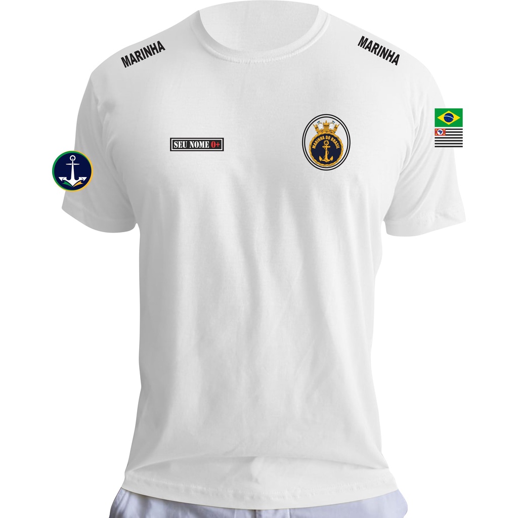 Camisa Brasil Branca Masculino - Lynce Oficial