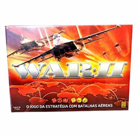Jogo de Tabuleiro War 2 Estratégia com Batalhas Aéreas 01780