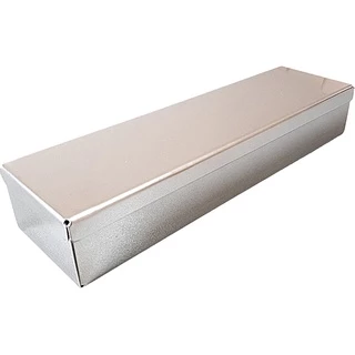 Estojo Inox (marmita) - Para Esterilização Em Estufa 18x5x3cm Odontécnica - MBM Decor
