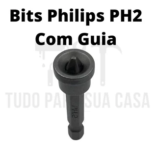 Bits Philips PH2 Com Guia Limitador Para Drywall e Gesso