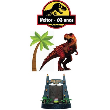 Topos de Bolo Dinossauros Para Imprimir