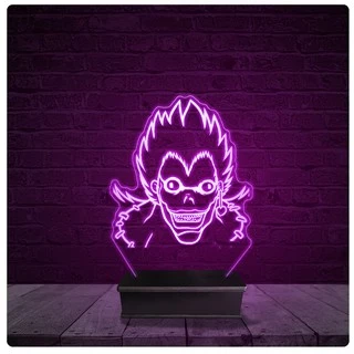 Luminária e Abajur Acrílico Led - Shinigami Ryuk Death Note