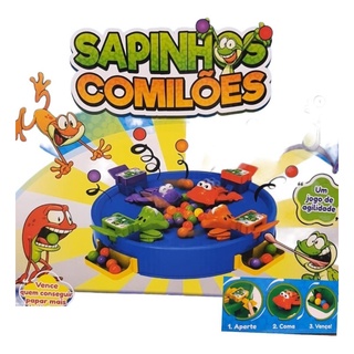 Brinquedo Sapinhos Comilões Papa Bolinhas Jogo De Agilidade