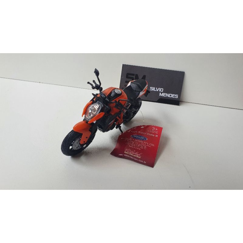 Miniatura Moto Corrida Ktm Rc 390 Coleção Maisto 1/18