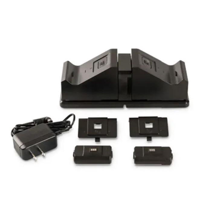 Kit 2 Batteries Rechargeables 1100 MAh + Station De Charge Pour Manette Xbox One - PowerA - Neuf