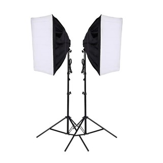 Kit 2 Soft Box Luz Contínua 50 X 70 Soquete E27 + Tripe 2m