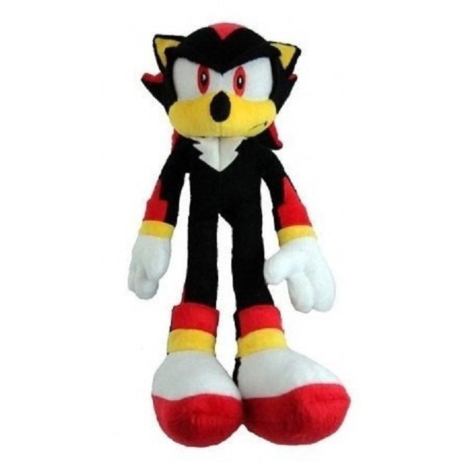 Sonic the Hedgehog : Shadow Plush 8 Inches Authentic Stuff Toy Soft  Plush 