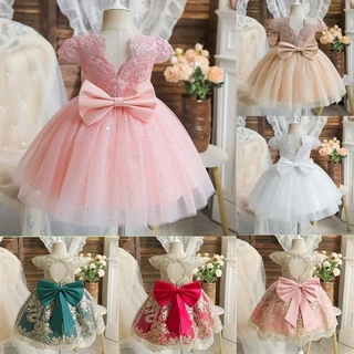Vestidos De Festa De Casamento Para Meninas Princesas Aniversário Natal De Ano Novo