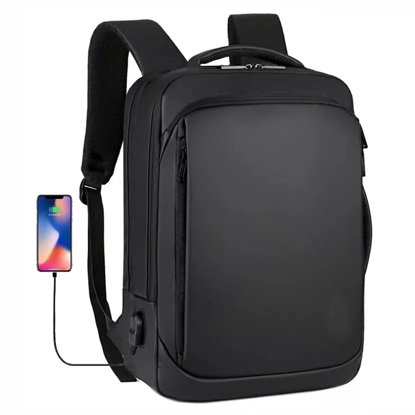 15.6 Polegada Laptop Mochila Notebook Negócio Dos Homens Impermeável Bagpack Viagem Saco De Carregamento USB 2022 Masculino