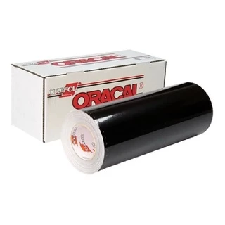 Adesivo Oracal 651 Preto Brilho Largura 50cm Com 1,26m