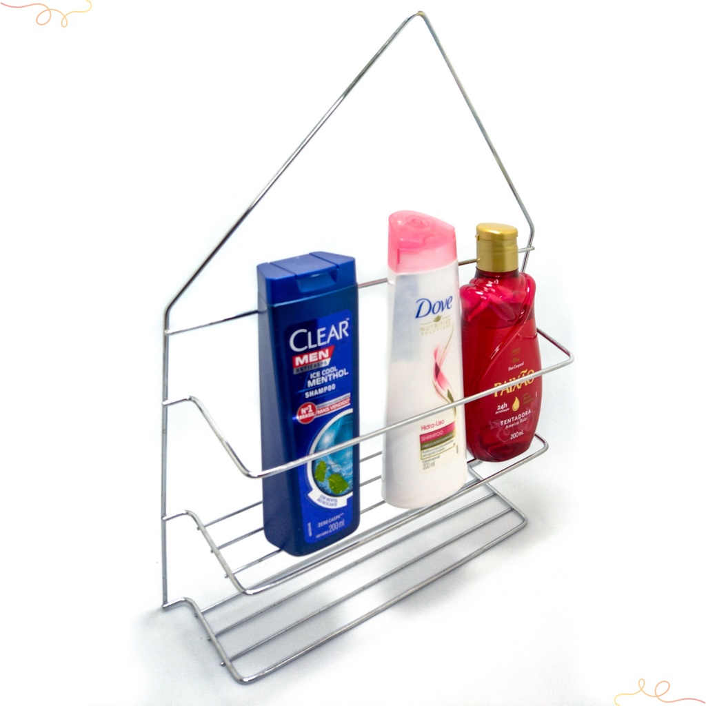 Organizador Para Ducha Baño Porta Shampoo Colgante Blanco