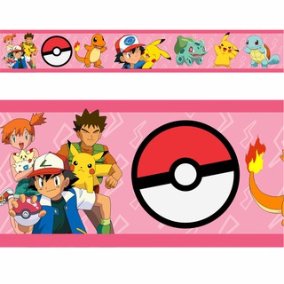 Faixa Decorativa Infantil Border Papel Parede Pokemon