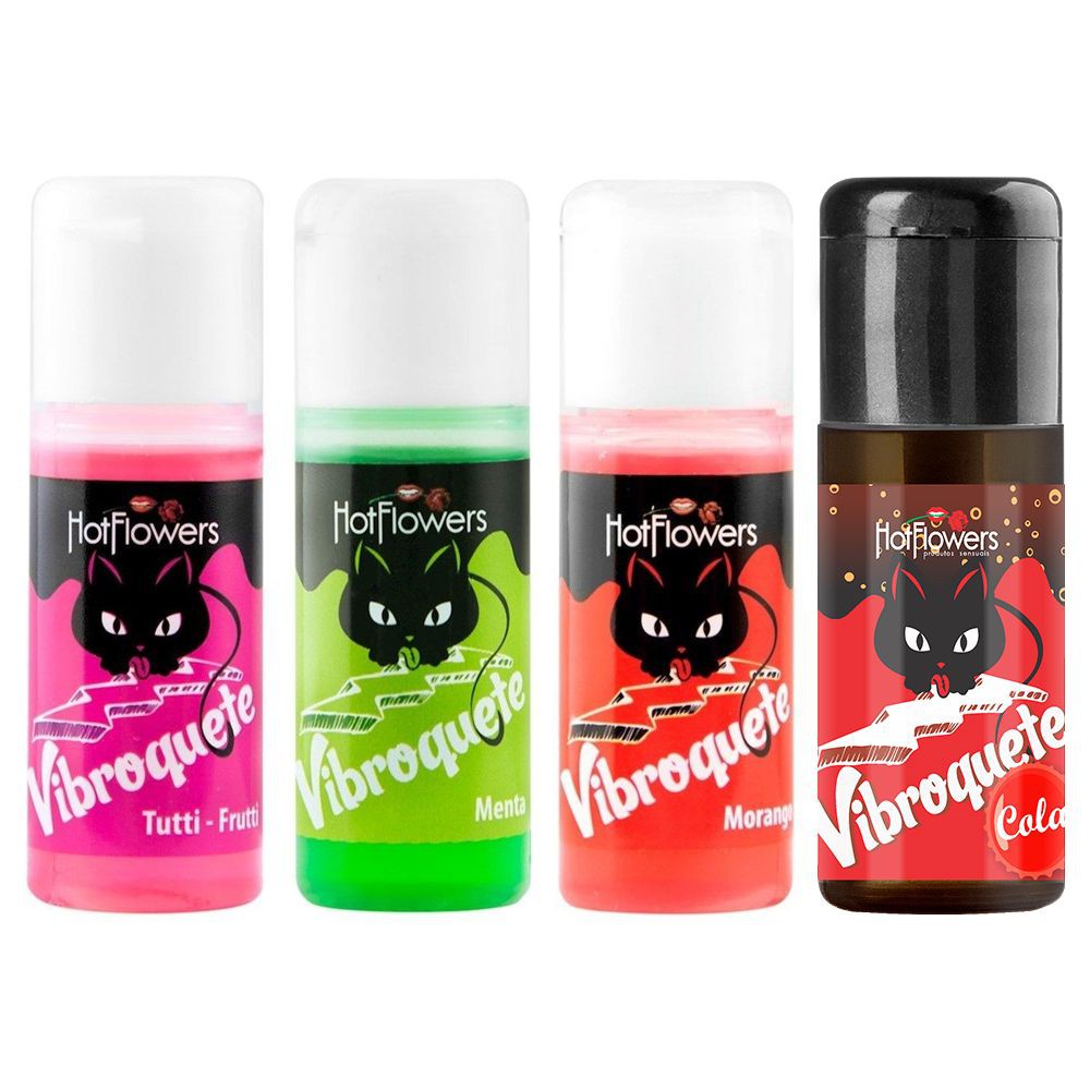 Vibroquete Vibrador Líquido Vibra Sexo Oral - Hot Flowers