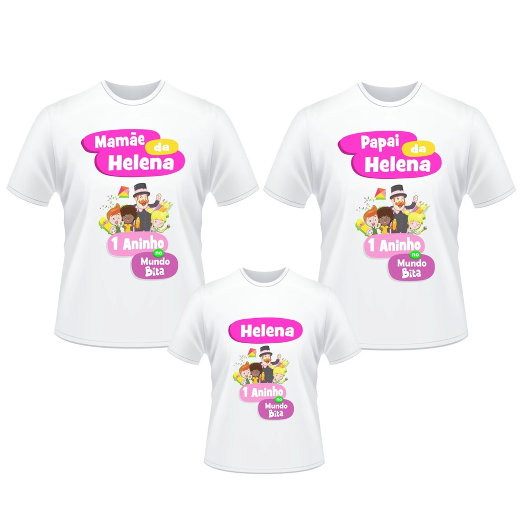 Camiseta Aniversário Personalizada Gatinha Marie Desenho