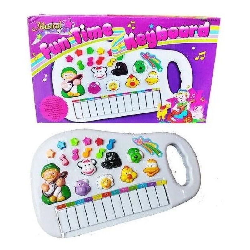 Piano Teclado Musical Fazendinha Animal Infantil Bebê - I Love Novidades