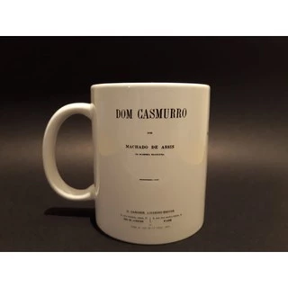 Caneca Machado de Assis Dom Casmurro Personalizada Porcelana 325ml