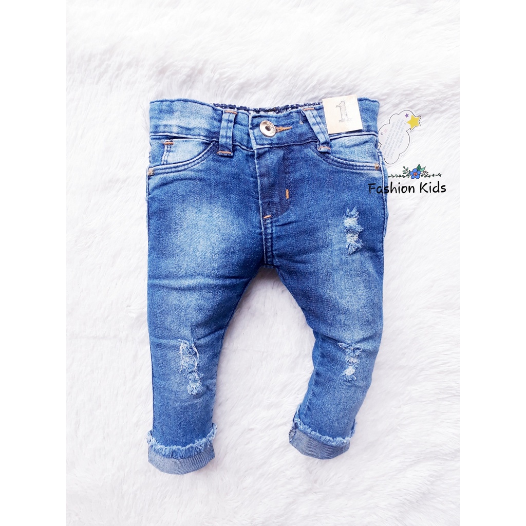 Calça destroyed best sale infantil feminina