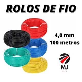 Cabo flexível rolo fio 4,0 mm 100 metros