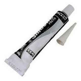 Silicone Acético 50g Preto Blister Alta Temp - Tekbond