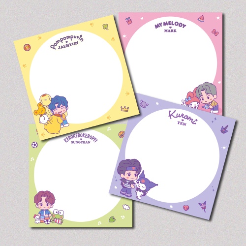 Bloco de notas NCT Fanmade kpop 48 folhas artesanal | Shopee Brasil
