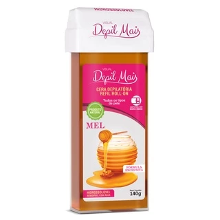 Cera Depilatória Hidrossolúvel Visual Depil Mais Refil Roll on 140g
