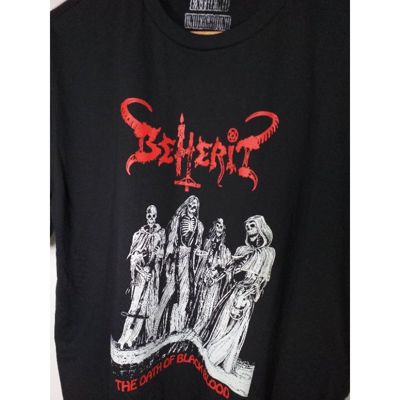 Camisa blusa camiseta rock Beherit Black Metal disponível feminina e  masculina todos os tamanhos