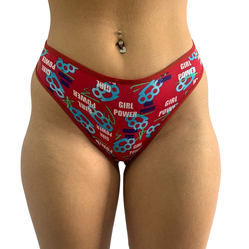 Calcinha feminina básica conforto microfibra