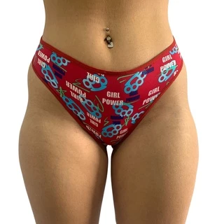 Calcinha feminina básica conforto microfibra