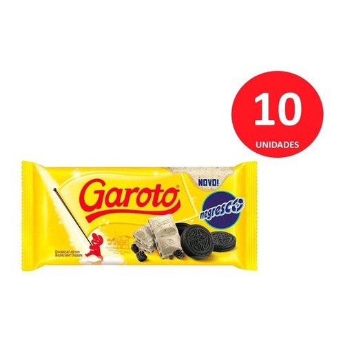 Kit C/10 Barra Garoto 90g Negresco