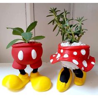 Vaso / porta treco - Mickey e Minnie