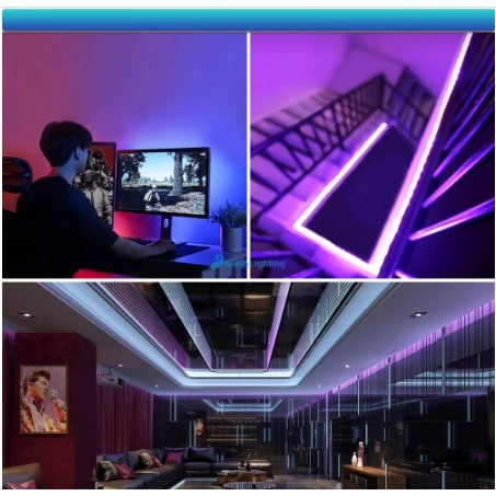 Fita Led Ultra Rgb 5050 Fonte USB com Controle ou App Bluetooth