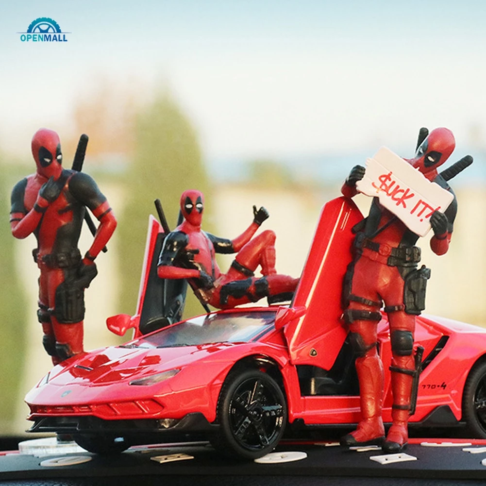 Deadpool Car Avengers Decoração Ornamentos