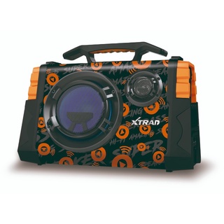 Caixa de som potente grande bluetooth portátil com Microfone Alto-falantes amplificada Super Bass XDG-72 XTRAD