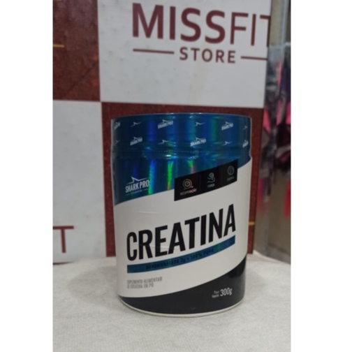 Creatina Creatine 300g - Monohidratada - Shark Pro | Shopee Brasil