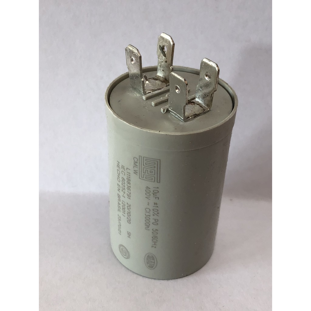 Capacitor Permanente 10uf 400v 50/60hz Weg Shopee Brasil
