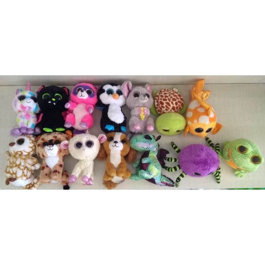 Kit 4 Pelúcia Ty 15Cm Beanie Boos Cachorrinho Sortidos em Promoção