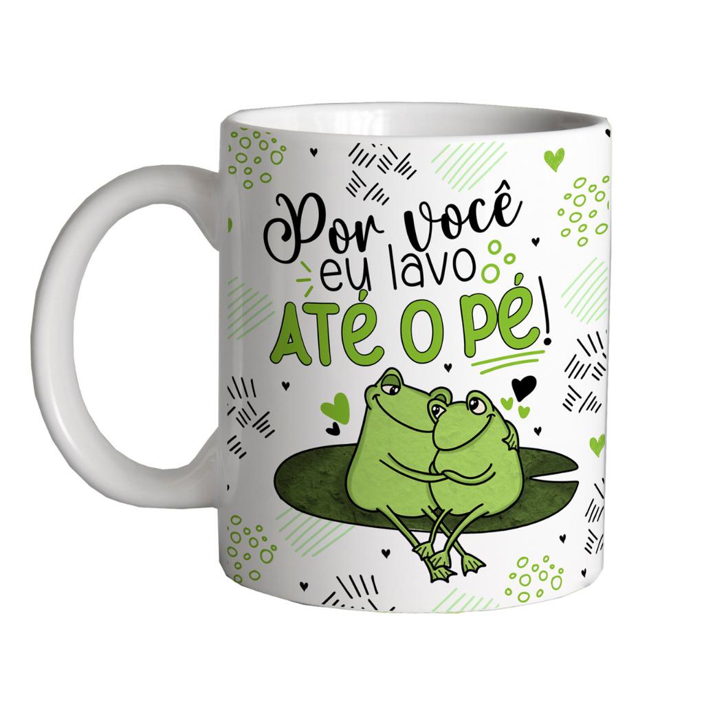 Caneca Meu Coração Por Voce Não Bate Capota Presente Namorad