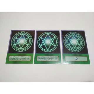 Combo 3 Lacre de Orichalcos Cartas Versão Anime