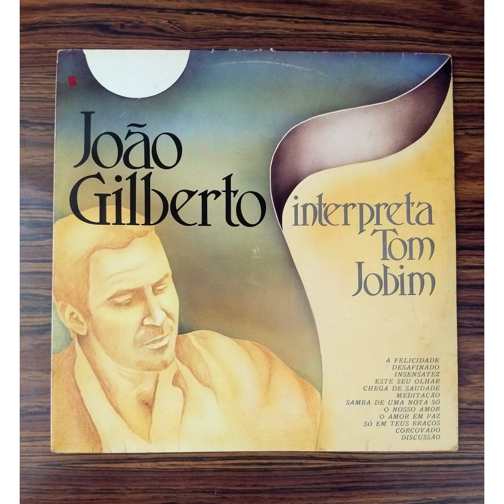 LP Disco de Vinil - João Gilberto interpreta Tom Jobim | Shopee Brasil