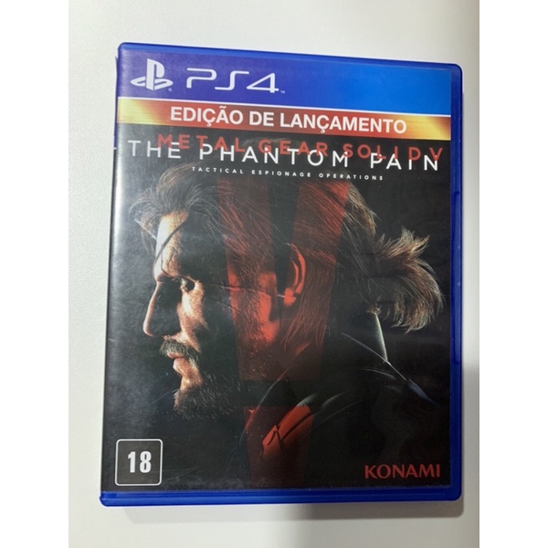 Jogo Metal Gear Solid V The Phantom Pain PS4 mídia física