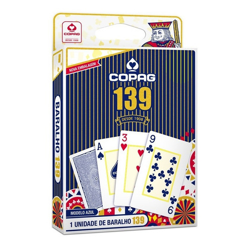 Jogo de Cartas Baralho Truco Poker Copag 139 - Cubo Store